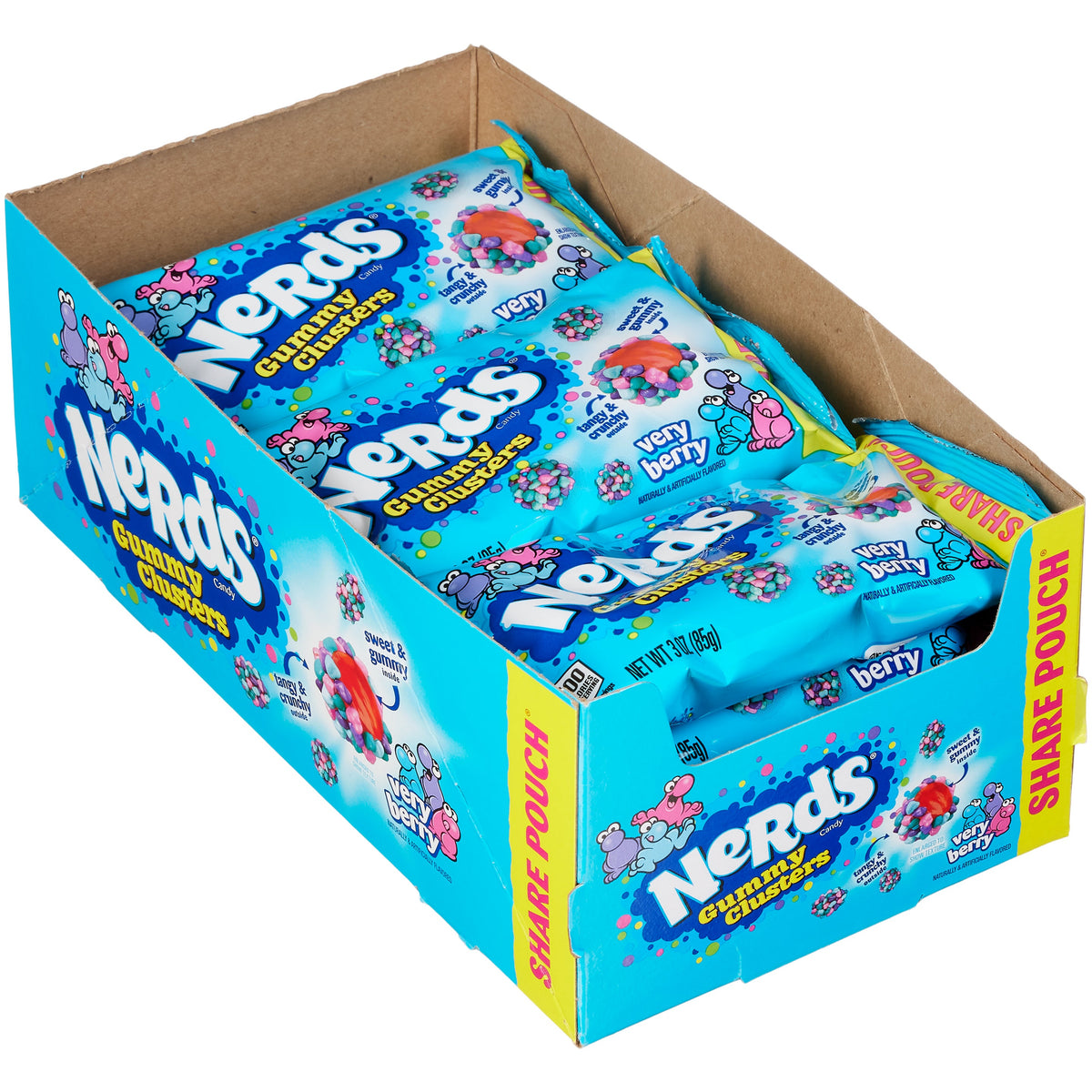Nerds Gummy Clusters Very Berry 3 oz - 12 Count