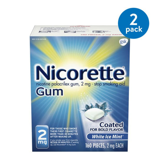 Nicorette - White Ice Mint 2Mg/160Ct