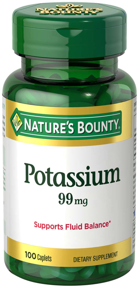 Natures Bounty - Potassium - 100 Caplets