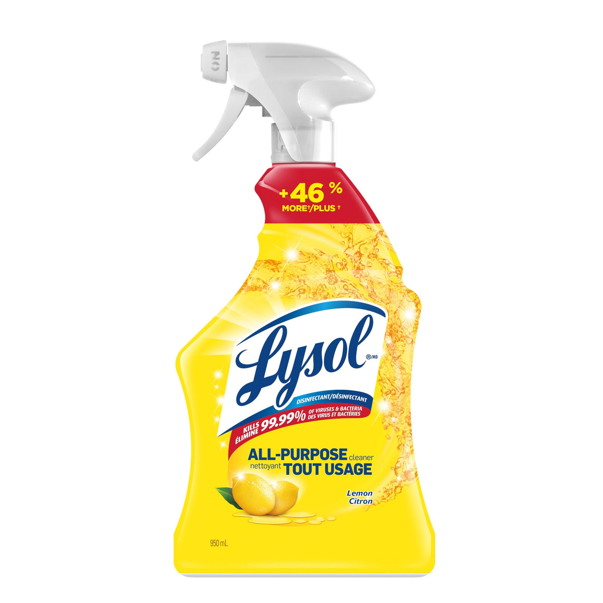 Lysol Trigger Spray - Lemon - 950 Ml