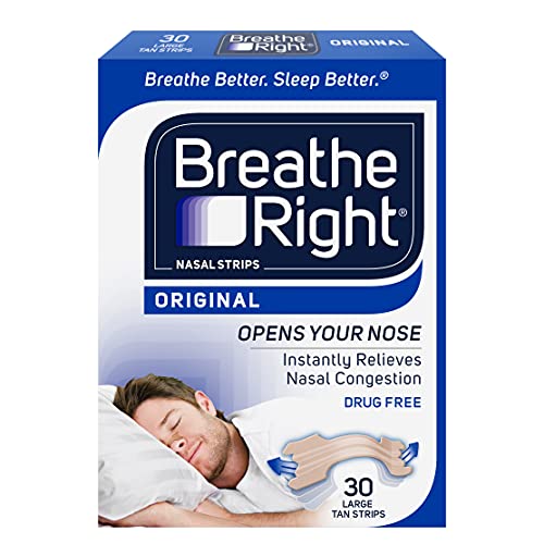 Breathe Right Strips - Original 30 Large Tan Strips