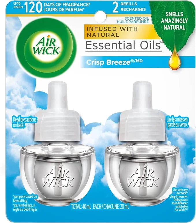 Airwick - Scented Oil Refill Crisp Breeze - 2 Pack