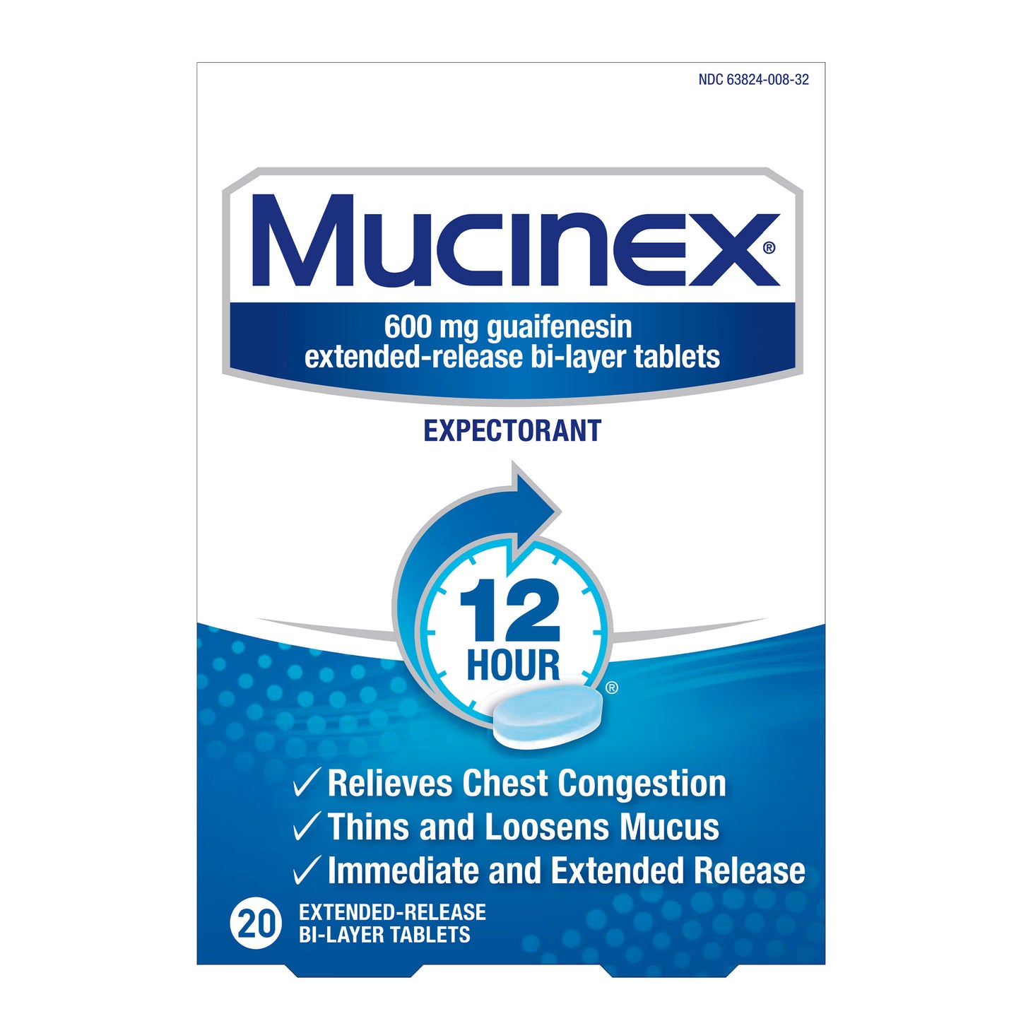 Mucinex - Tablets - 20 Ct