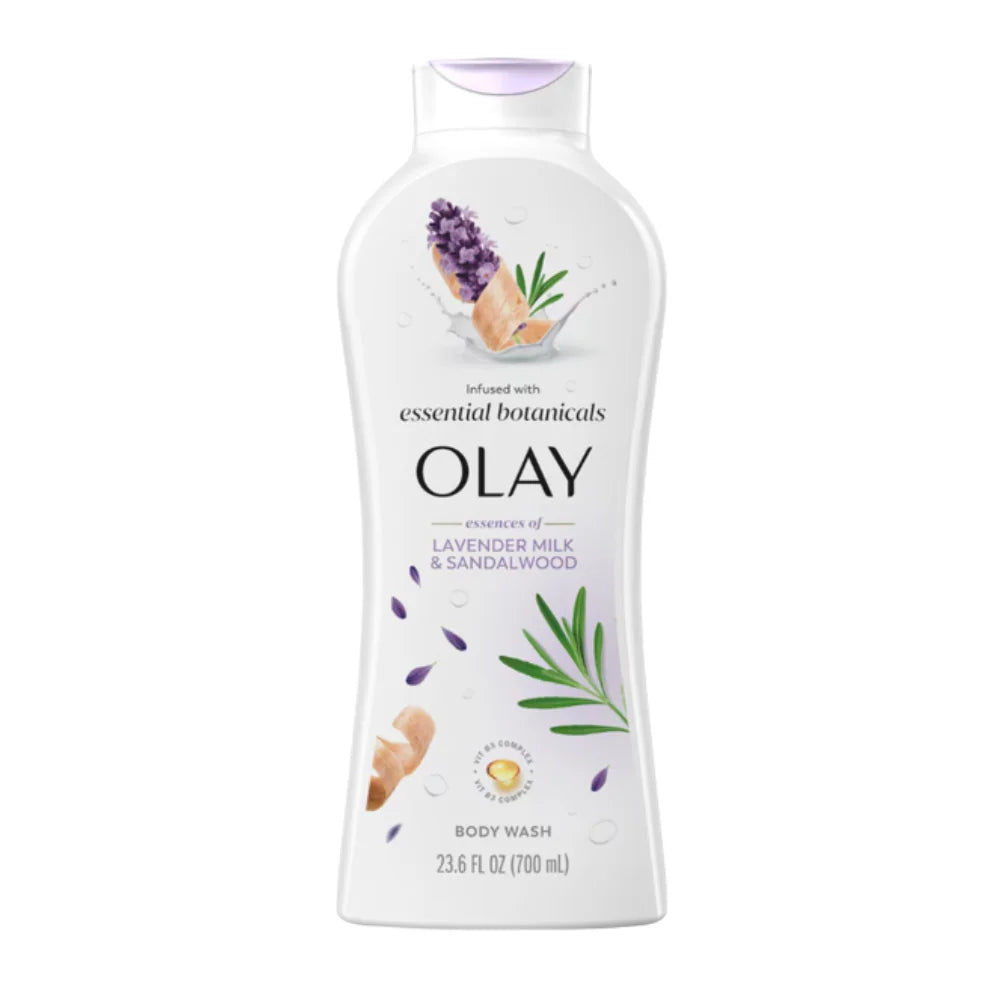 Olay Body Wash - Lavender Milk \u0026 Sandalwood - 23.6 Oz