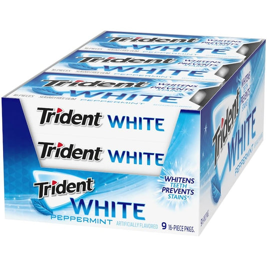 Trident White Peppermint 9 Count