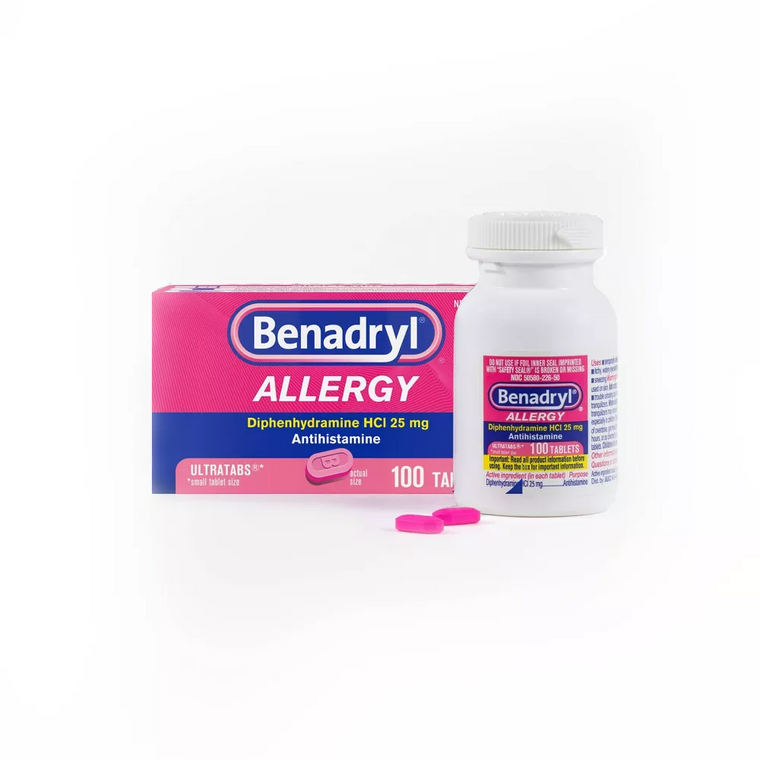 Benadryl - Allergy 100 Tablets