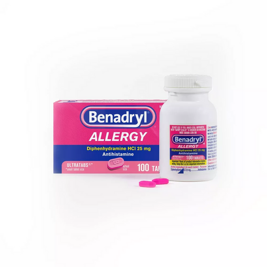 Benadryl - Allergy 100 Tablets