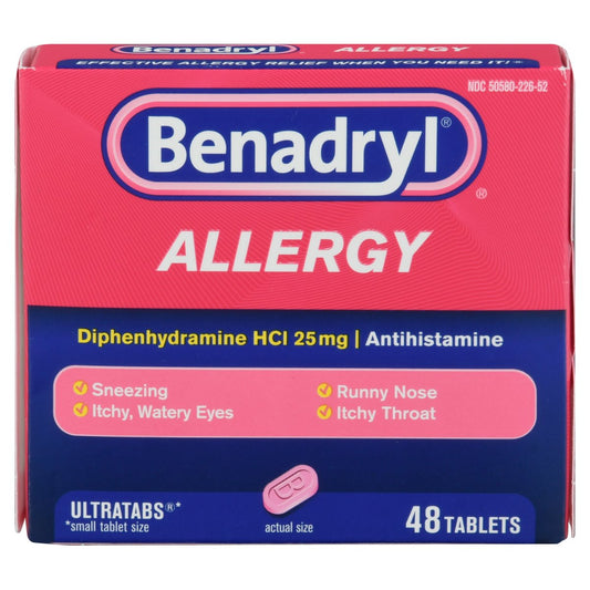 Benadryl - Allergy 48 Ultratabs