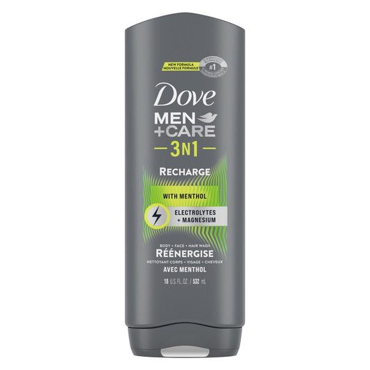Dove 3In1 - Men - Recharge - 18 oz
