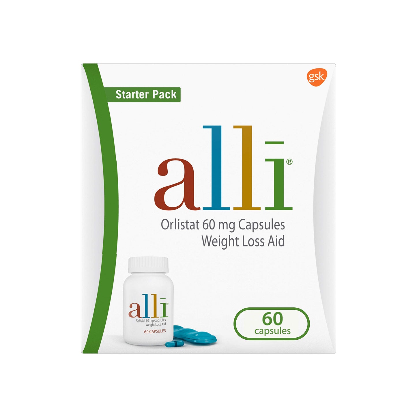 Alli - 60 Capsules Starter Pack