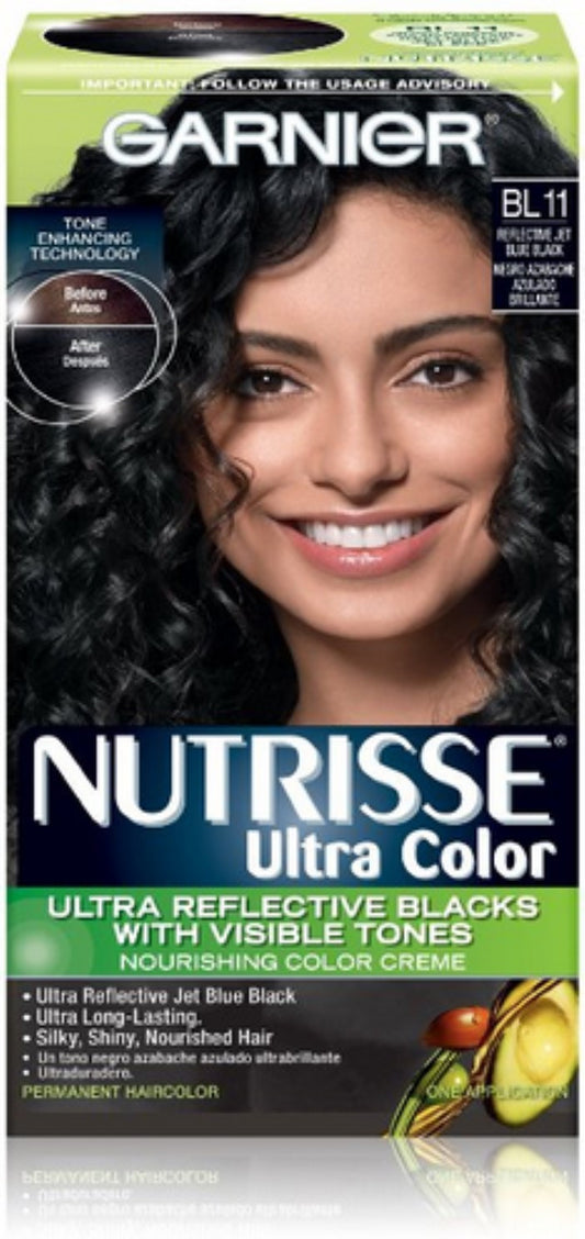 Garnier Hair Color - Nutrisse Hair Color - Reflective Jet Blue Black