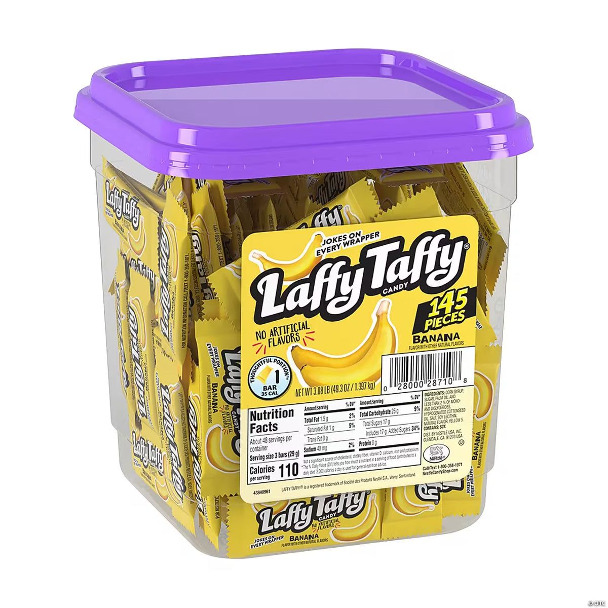 Laffy Taffy Banana Club Pack 145 Count