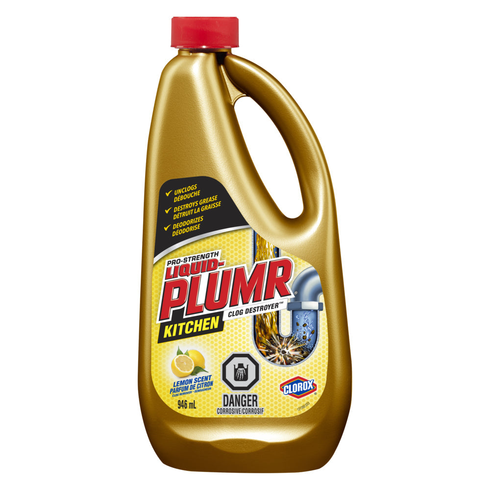 Plumr - Kitchen Clog Destroyer - Lemon Scent - 946 Ml