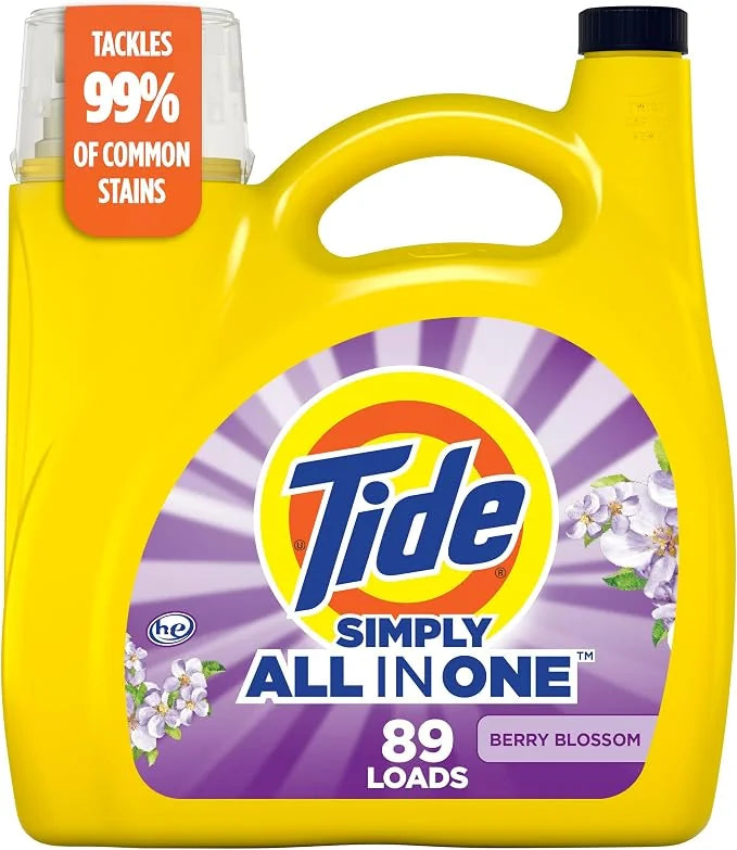 Tide - Simply All in One Liquid Laundry Berry Blossom - 107 Oz