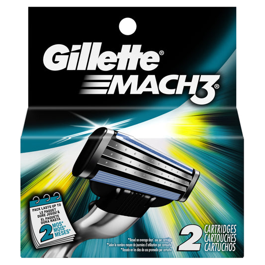 Gillette Blade Refill - Mach3 - 2 Ct