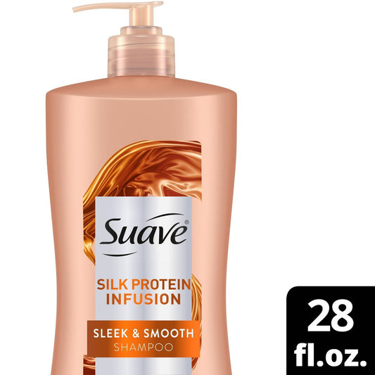 Suave Shampoo - Sleek & Smooth - 28 Oz