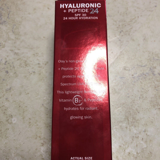 Olay - Regenerist Hyaluronic + Peptide 24 1.7 Fl Oz 50Ml