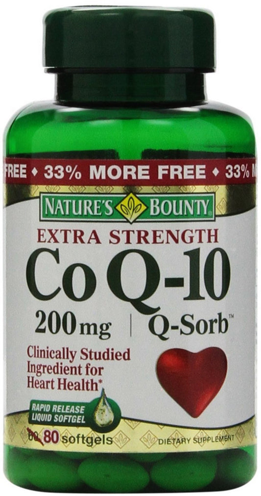 Natures Bounty - Coq10 - 80 Softgels