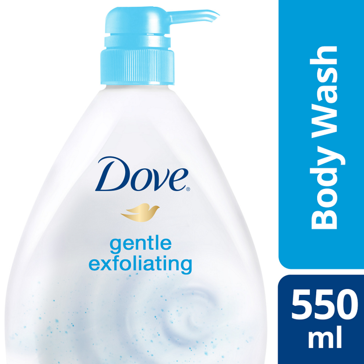 Dove Body Wash - Gentle Exfoliating - 550 Ml