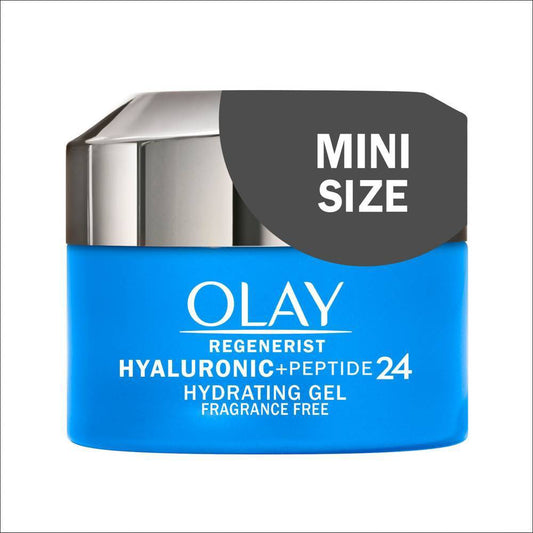Olay - Regenerist Hyaluronic + Peptide 24 Fragrance-Free Gel Face Moisturizer- 0.5Oz