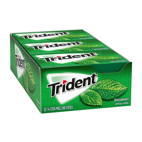 Trident Gum Spearmint 12 Count