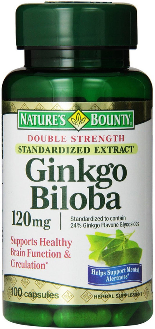 Natures Bounty - Ginkgo Biloba - 100 Capsules