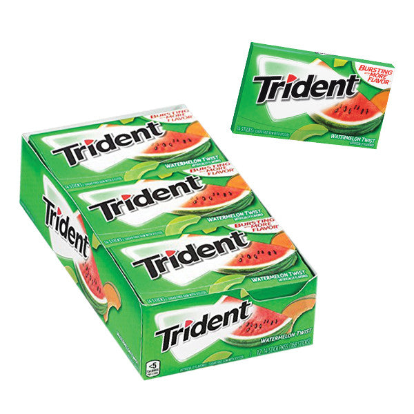 Trident Gum Watermelon 12 Count