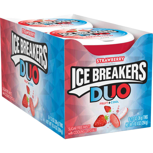 Ice Breakers Duo Strawberry 24 Count