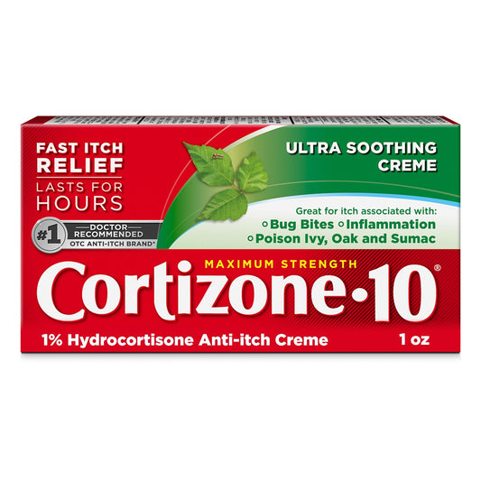 Cortizone - Creme - Maximum Strength ..Ultra Soothing 1 Oz (28Gm )