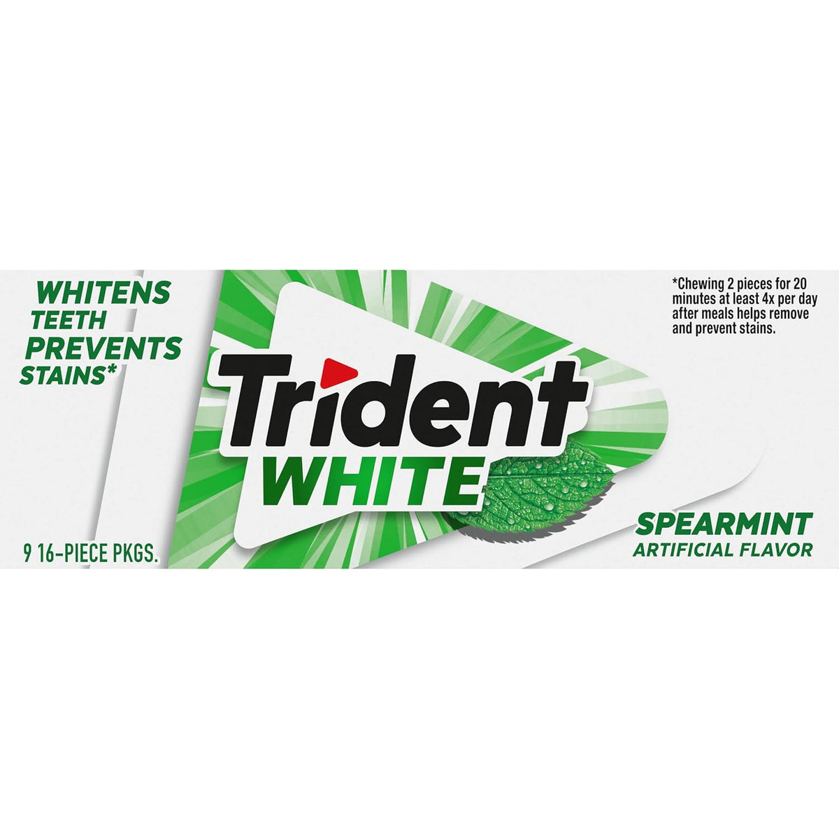 Trident White Spearmint 9 Count