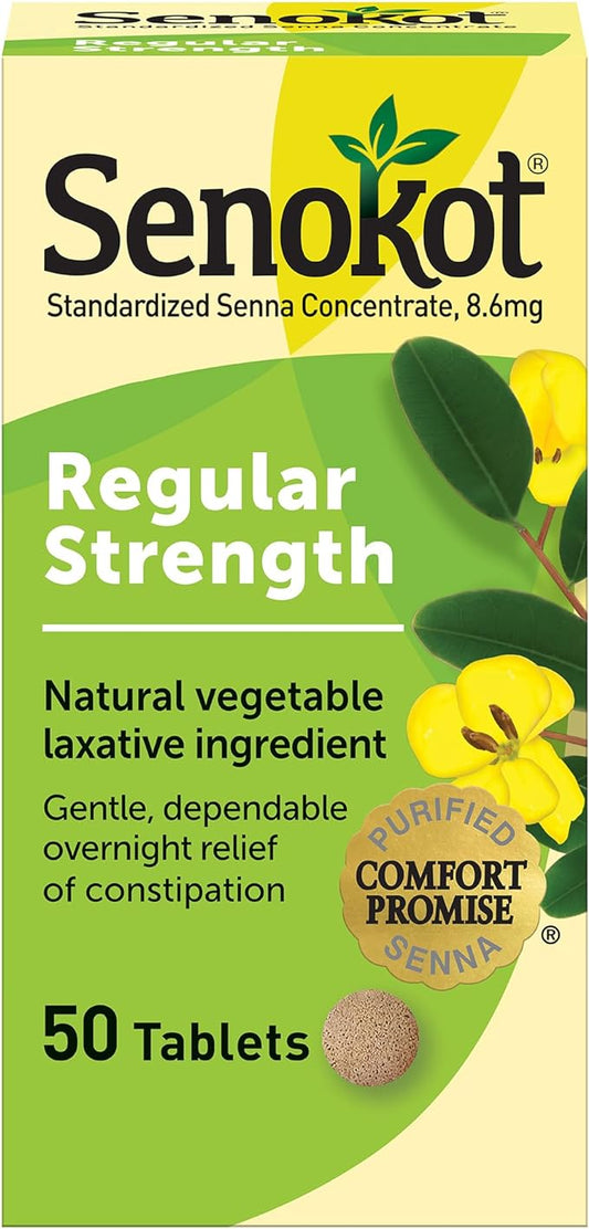 Senokot - Regular Strength - 50 Tablets