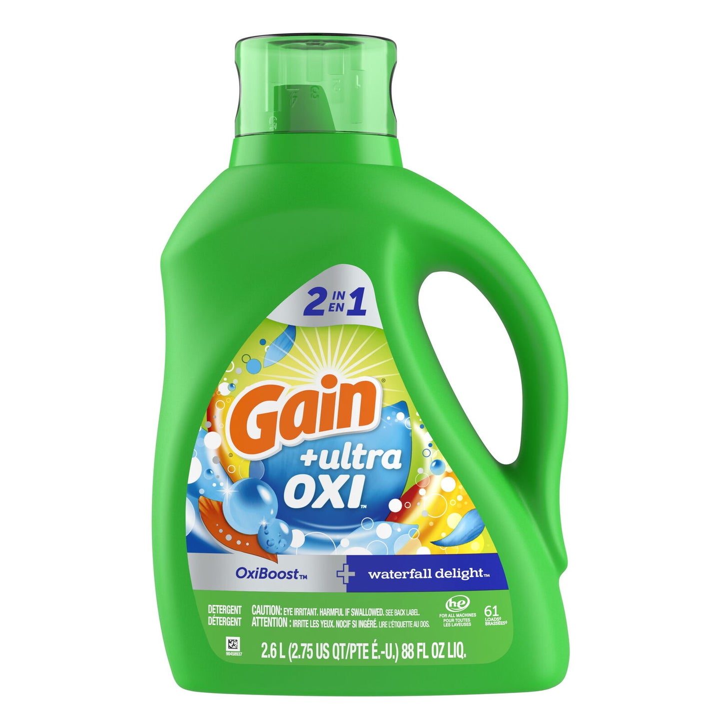 Gain Liquid Detergent - Ultra Oxi - 88 Floz