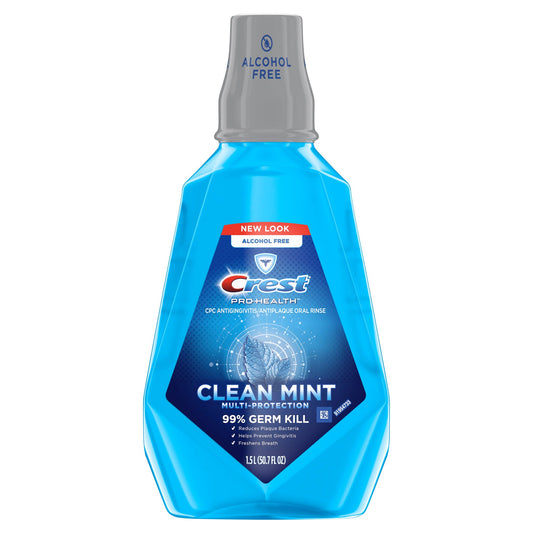 Crest Mouthwash - Multi Protection - Clean Mint - 1.5 L