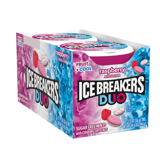 Ice Breakers Duo Raspberry 24 Count