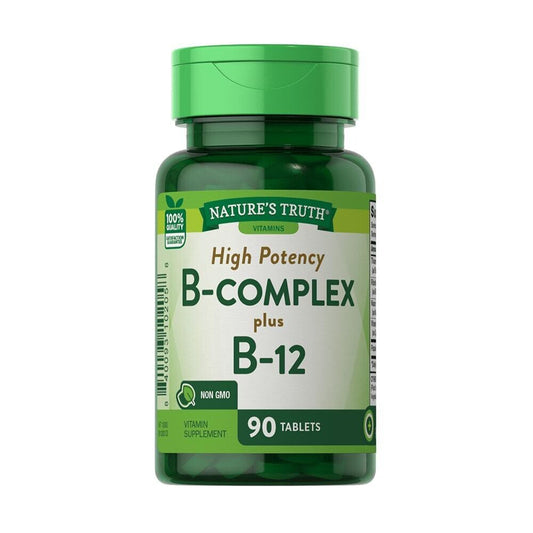 Natures Truth - B-Complex + B-12 - 90 Tablets
