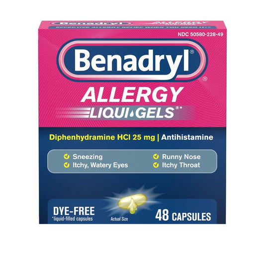 Benadryl - Liqui Gels - 48 Ct