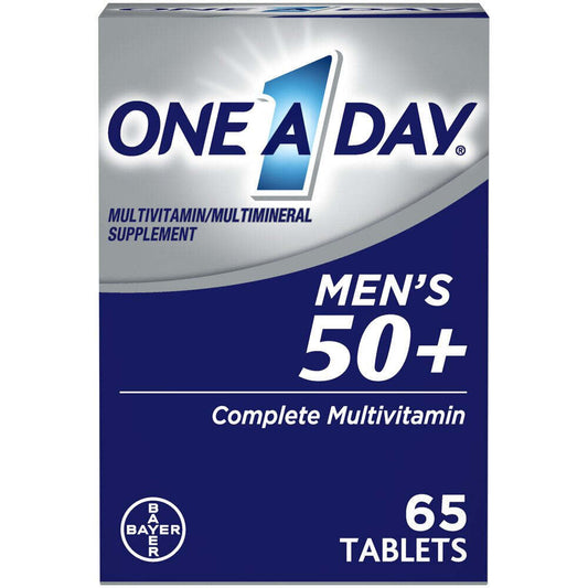 One A Day - Multivitamins - Mens 50 Plus - 65 Tablets