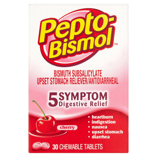 Pepto Bismol - 30 Tabs Cherry