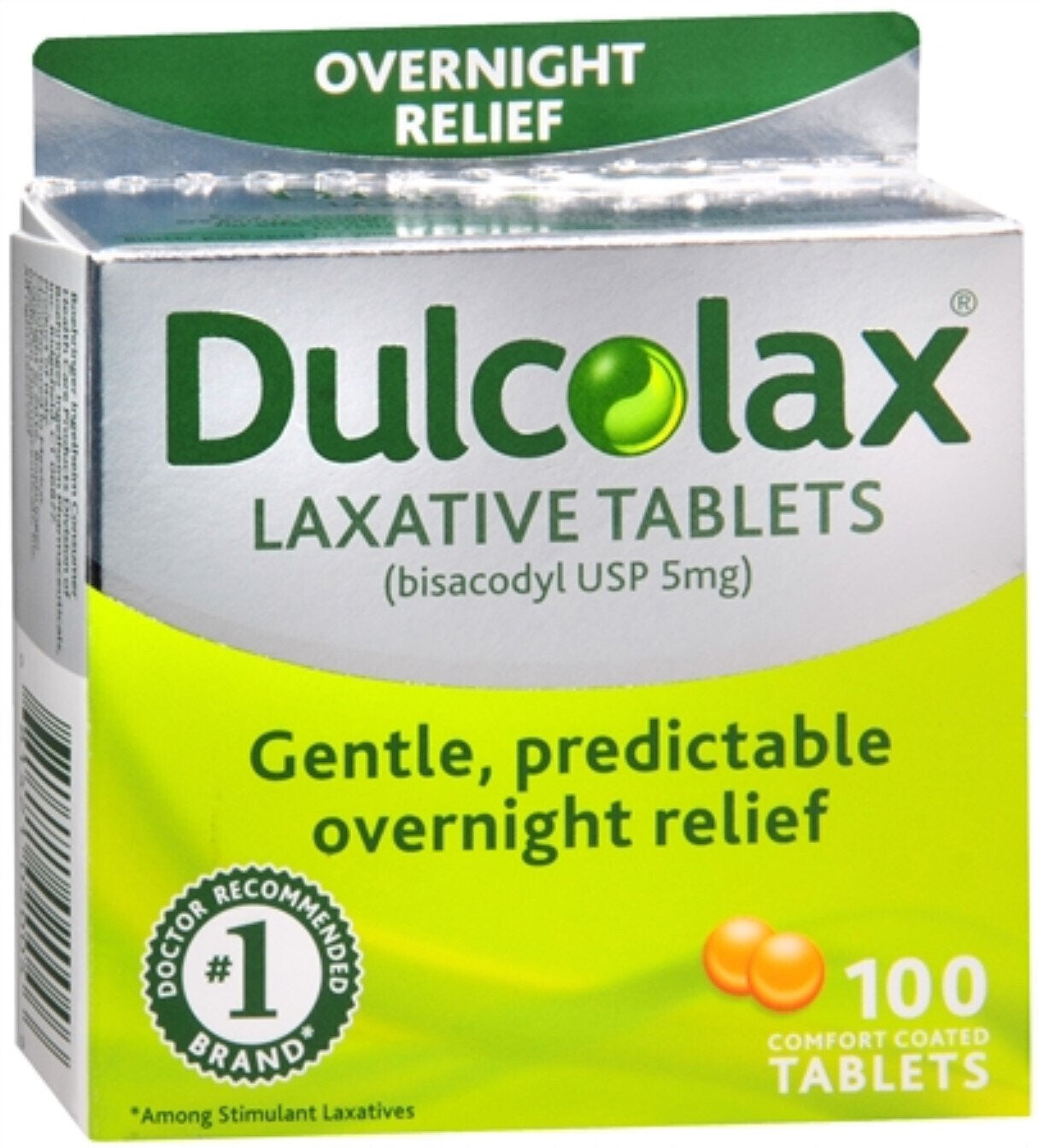 Dulcolax - Overnight Laxative - 100 Tablets