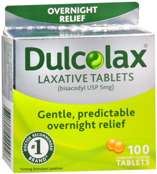 Dulcolax - Overnight Laxative - 100 Tablets