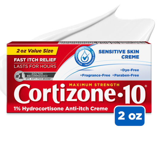 Cortizone - Creme - Sensitive Skin - 2 Oz