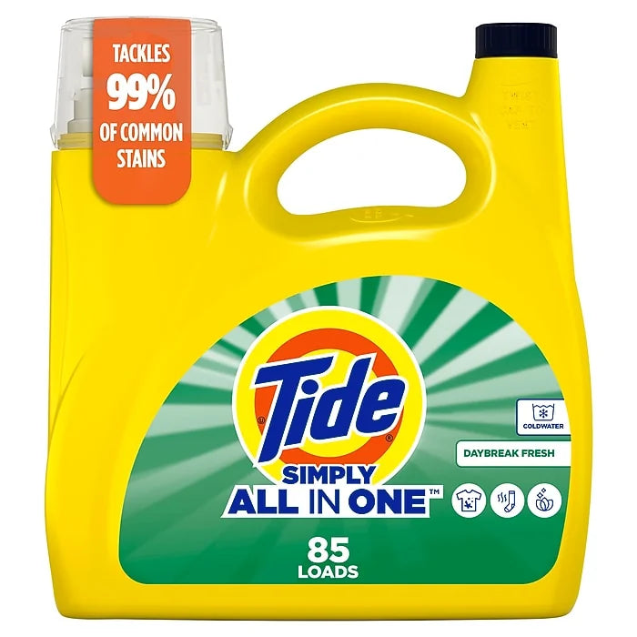 Tide - Simply All In One Liquid Laundry Daybreak Fresh - 107 Oz