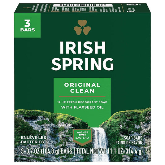 Irish Spring Bar Soap - Original - 3 Pack