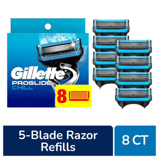 Gillette Blade Refill - Fusion5 Proshield Chill - 8 Cartridges