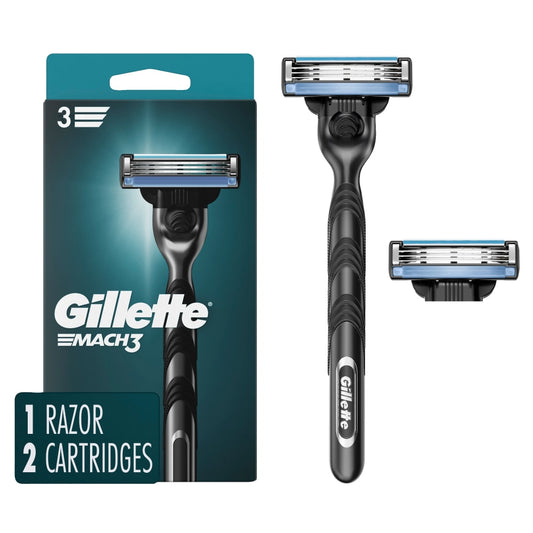 Gillette Razor Set - Mach3 - 1 Handle & 2 Cartridges