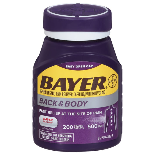Bayer - Back & Body - Extra Strength - 200 Ct