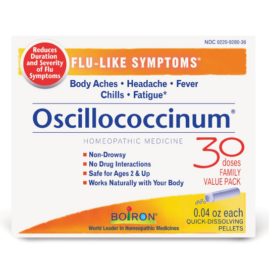 Oscillococcinum Flu - 30 Doses Family Value Pack 0.04 Oz Each