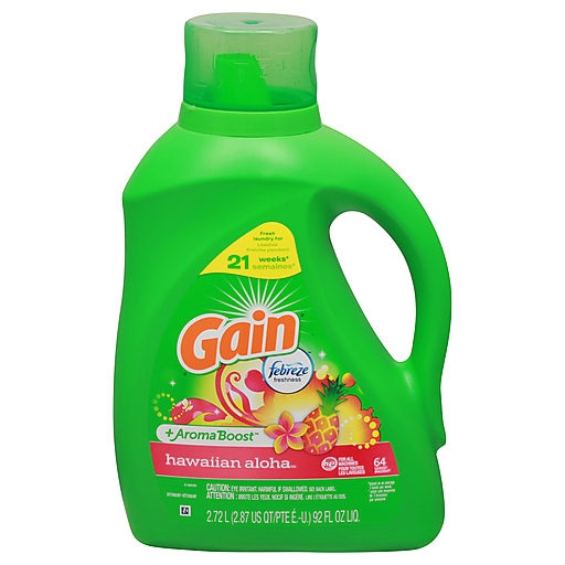 Gain Liquid Detergent - Hawaiian Aloha - 92 Floz