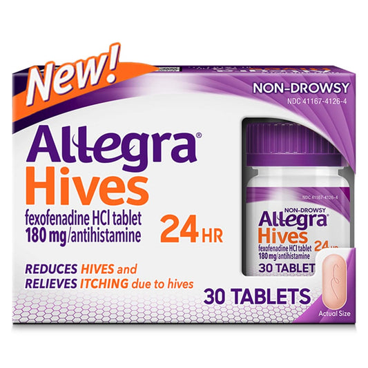 Allegra - Tablets - Hives - 30 Ct
