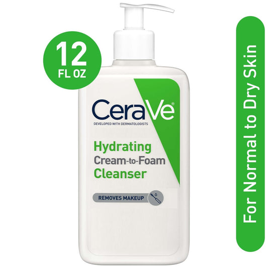 Cerave - Hydrating Cream To Foam Cleanser - 12 Floz